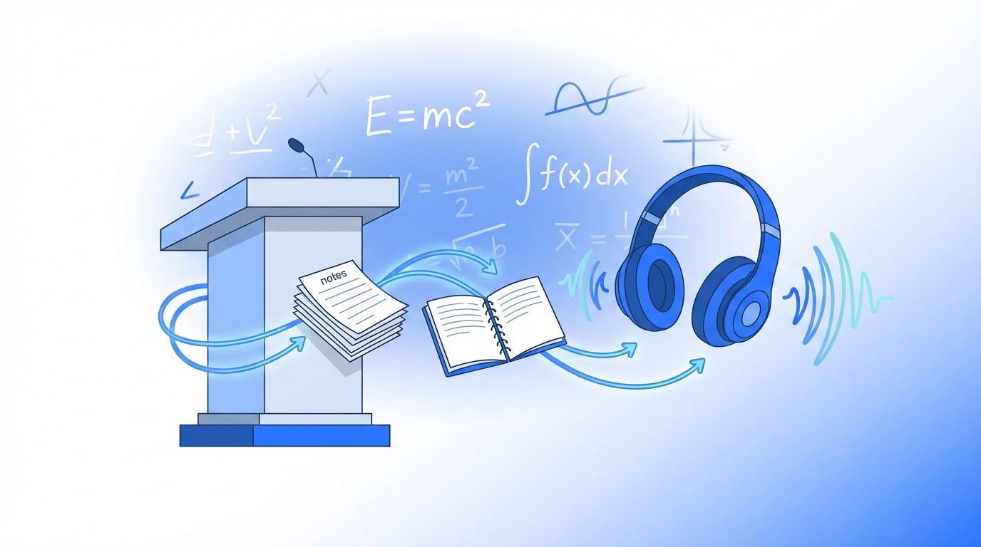 How to Turn Lecture Notes into a Podcast with AI (Step-by-Step Guide ...