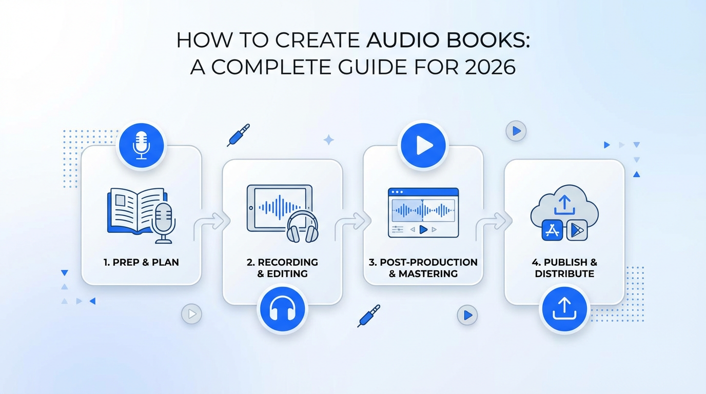 How to Create Audio Books A Complete Guide for 2026 | SparkPod