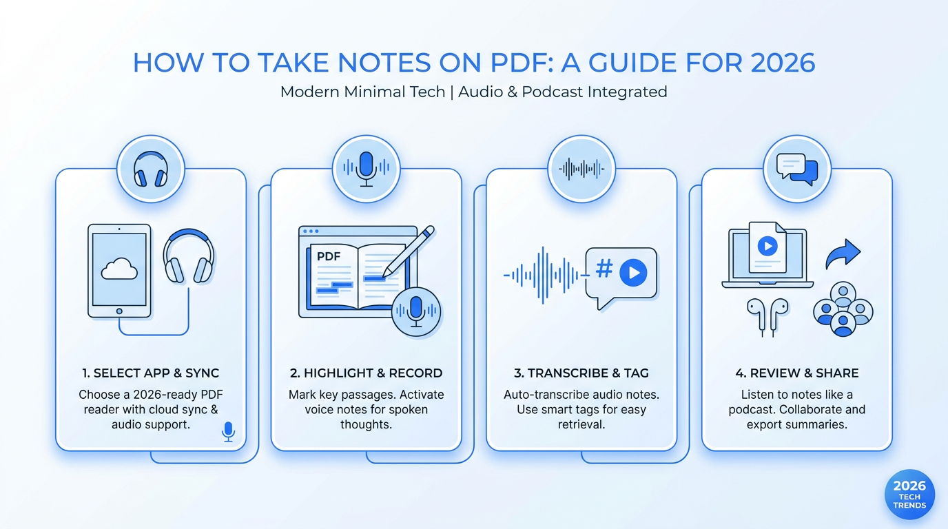 How to Take Notes on Pdf: A Guide for 2026 | SparkPod