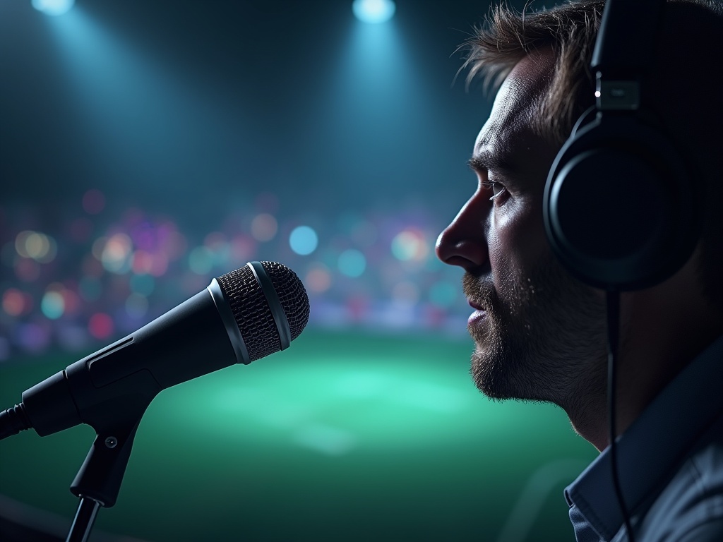 The Quiet Pitch: Male Soccer Commentary Without Crowd Noise