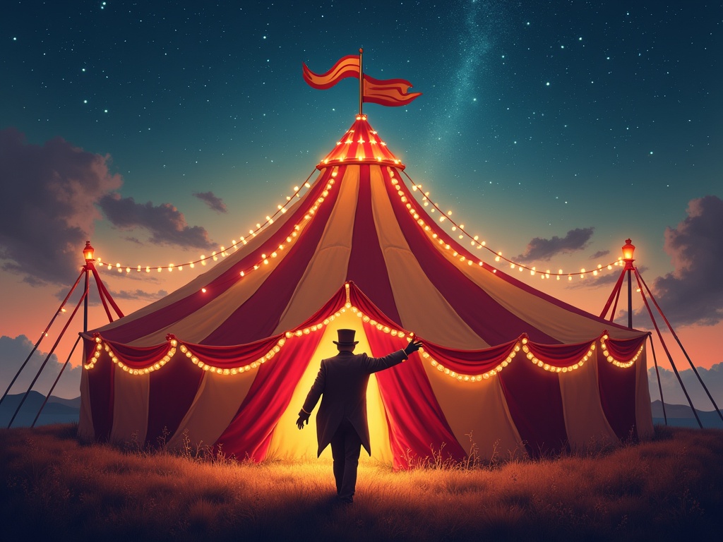 ¡Bienvenidos al Gran Circo! La Voz del Maestro de Ceremonias en Acción